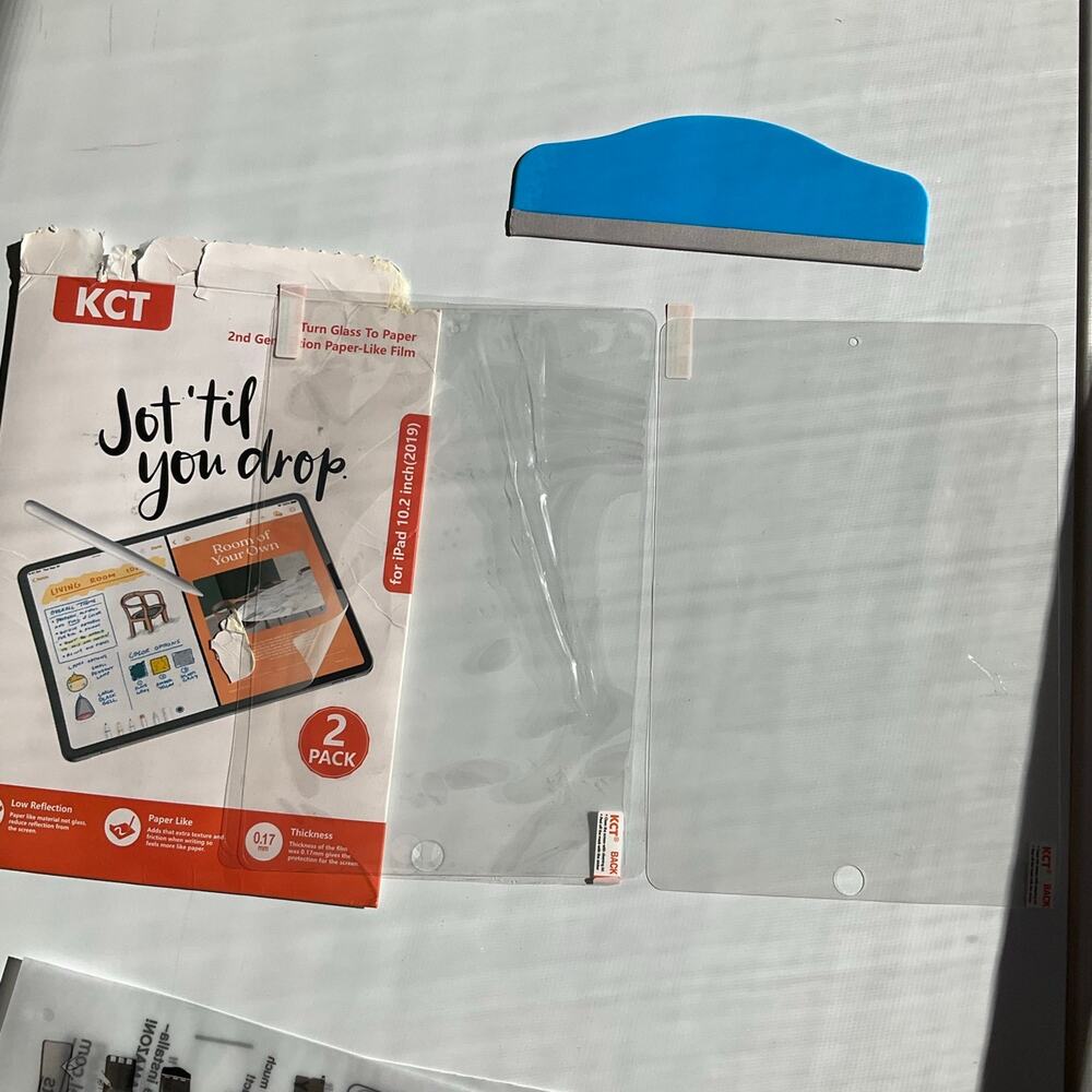 2nd Generation Paper-Like Film for ipad 10.2 inch (2019) . Pack of 2.